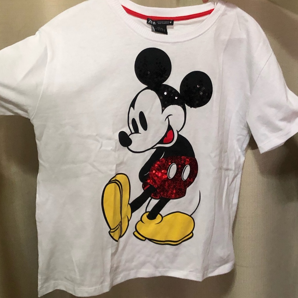 ZARA mickey tshirt